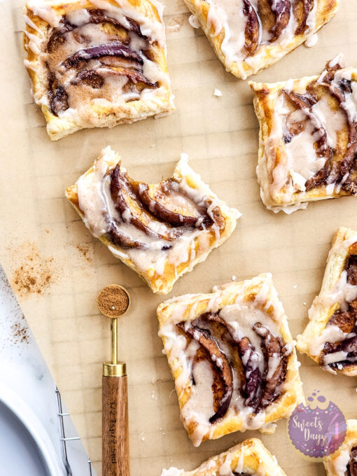 Peach Tartlets on Marble - Image 11