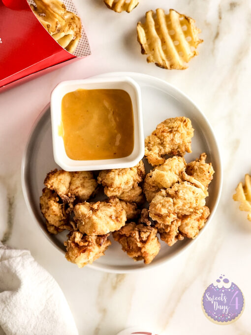 Copycat Chick Fil A Nuggets on Gold Marble - Image 2