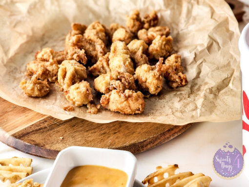 Copycat Chick Fil A Nuggets on Gold Marble - Image 7