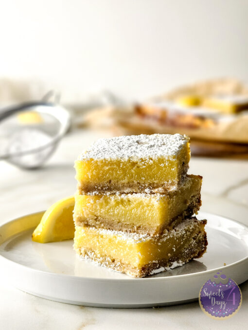 Simple Lemon Bars Gold Marble