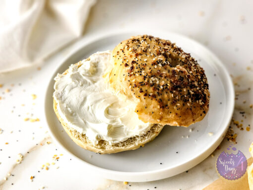 Homemade Everything Bagels on Gold Marble - Image 7