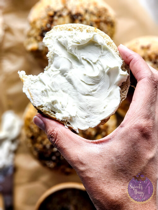 Homemade Everything Bagels on Gold Marble - Image 8