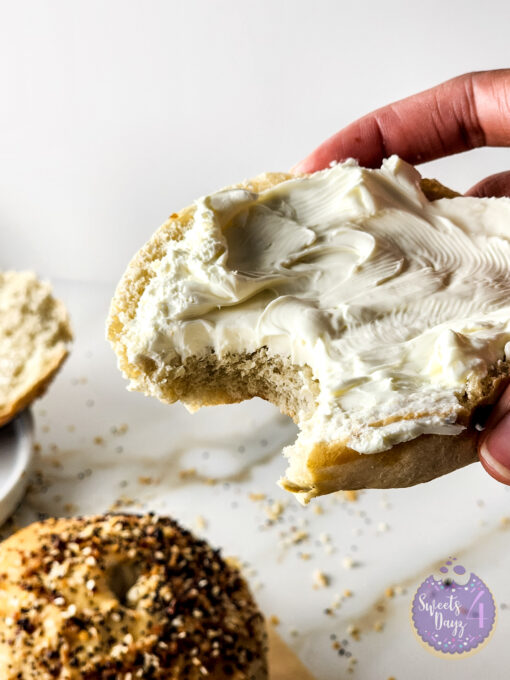 Homemade Everything Bagels on Gold Marble - Image 9