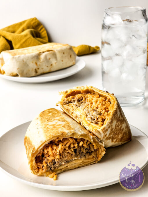 Copycat Taco Bell Quesarito on White - Image 2