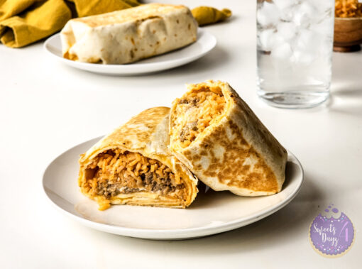 Copycat Taco Bell Quesarito on White - Image 3