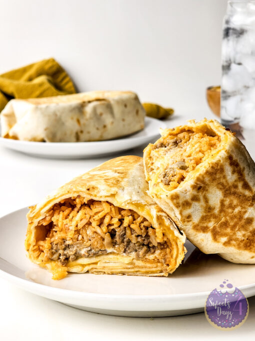 Copycat Taco Bell Quesarito on White - Image 4