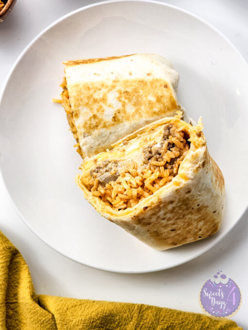 Copycat Taco Bell Quesarito on White - Image 6