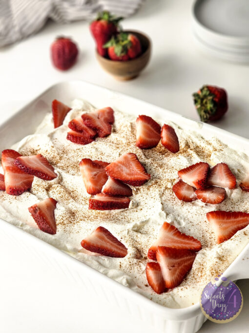 Tres Leches Cake on White - Image 3