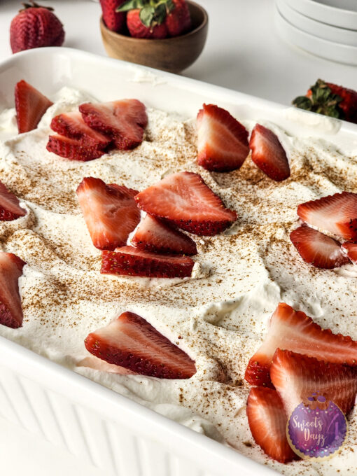 Tres Leches Cake on White - Image 4