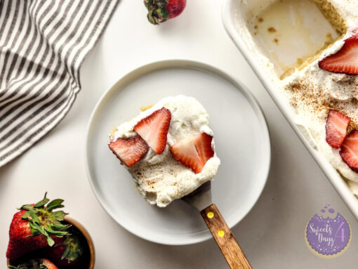 Tres Leches Cake on White - Image 8