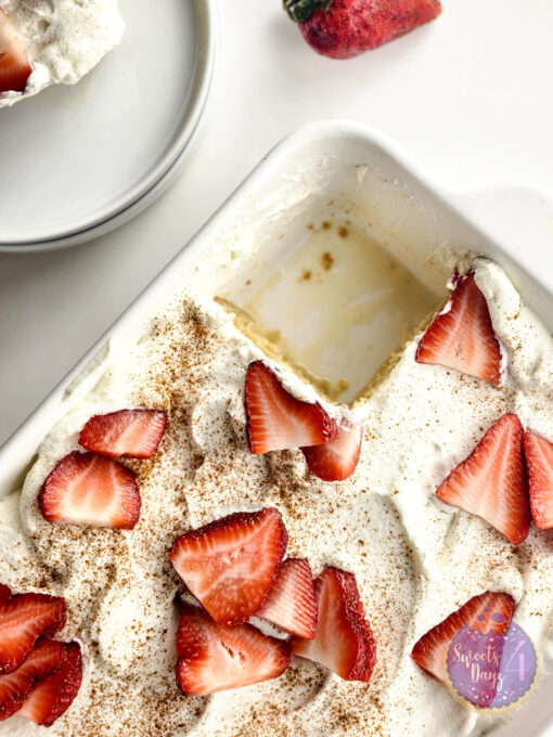 Tres Leches Cake on White - Image 10