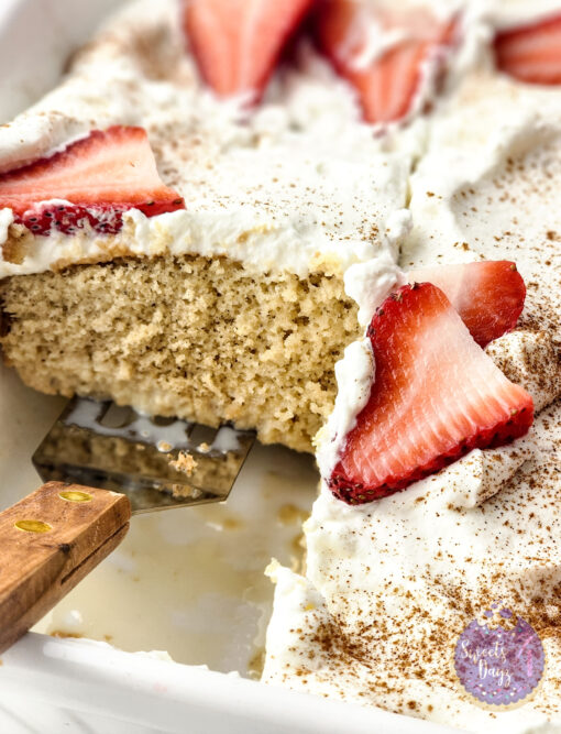 Tres Leches Cake on Marble - Image 2