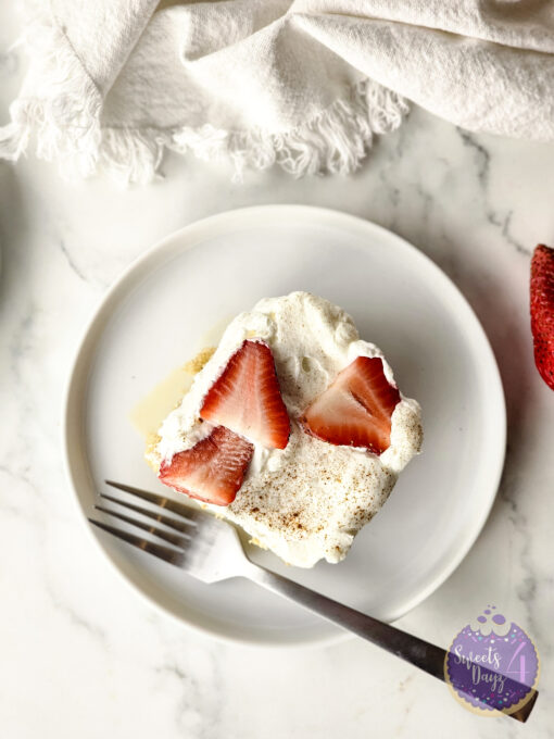 Tres Leches Cake on Marble - Image 4