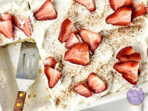 Tres Leches Cake on Marble - Image 8