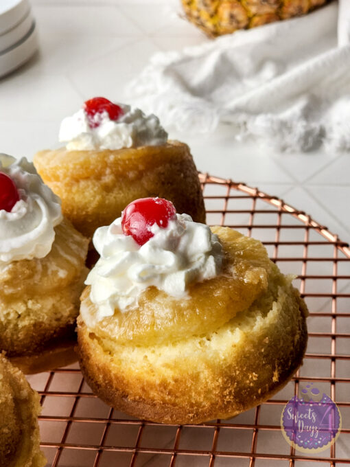 Mini Pineapple Upside Down Cakes on Rhombus - Image 10