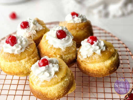 Mini Pineapple Upside Down Cakes on Rhombus - Image 8