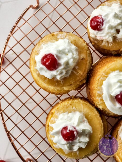 Mini Pineapple Upside Down Cakes on Rhombus - Image 11
