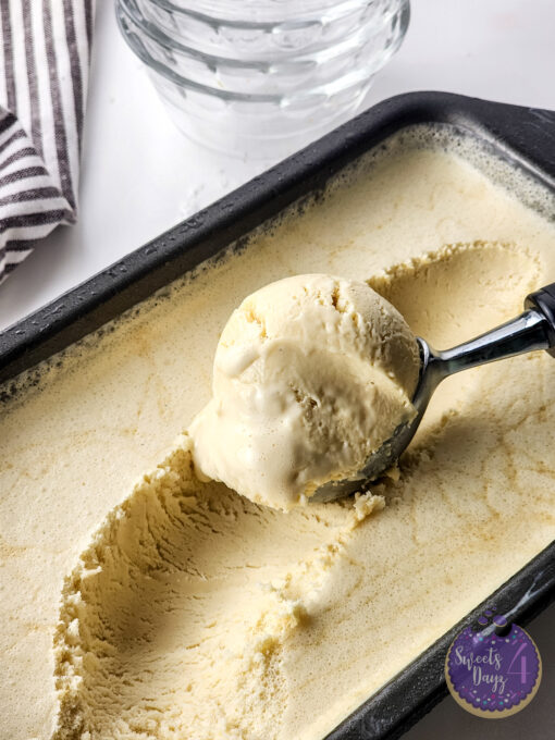 Salted Caramel Ice Cream on White - Image 5