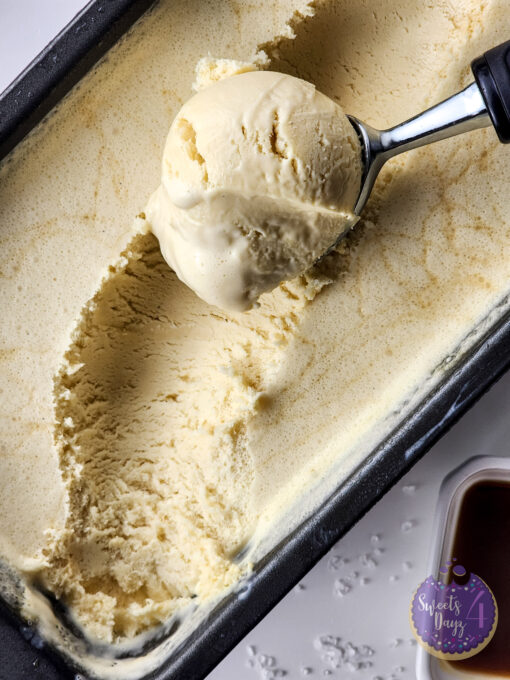 Salted Caramel Ice Cream on White - Image 6