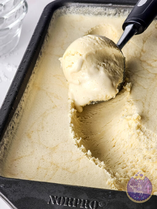 Salted Caramel Ice Cream on White - Image 7