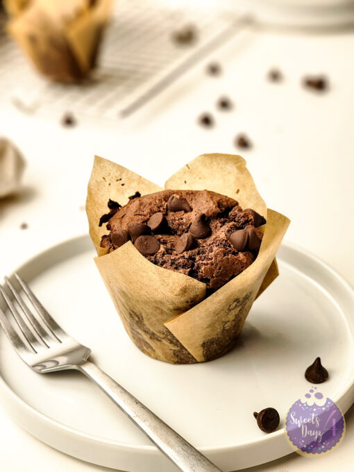Double Chocolate Muffins on White - Image 10