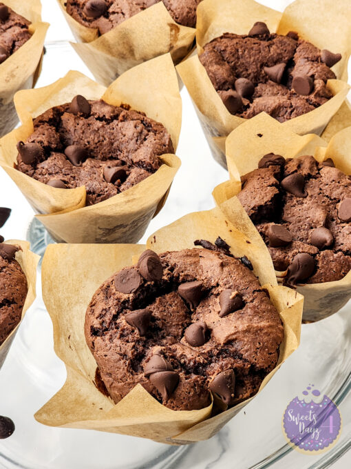 Double Chocolate Muffins on Marble - Image 8