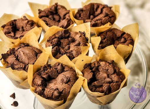Double Chocolate Muffins on Marble - Image 7