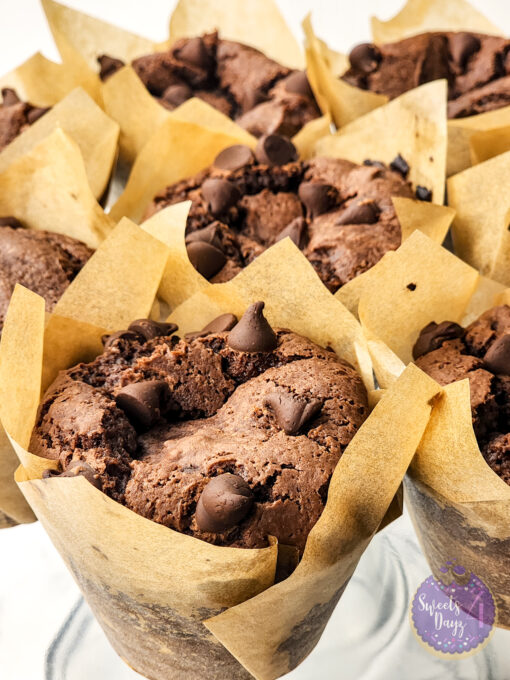 Double Chocolate Muffins on Marble - Image 6