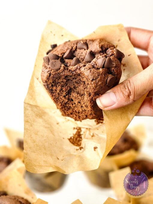 Double Chocolate Muffins on White - Image 11