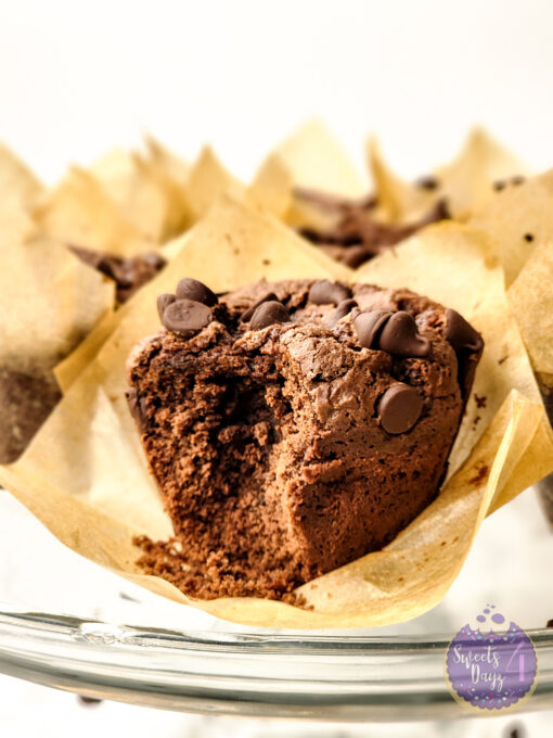 Double Chocolate Muffins on Marble - Image 3