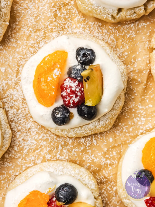 Fruit Pizza Cookies on White - Image 5