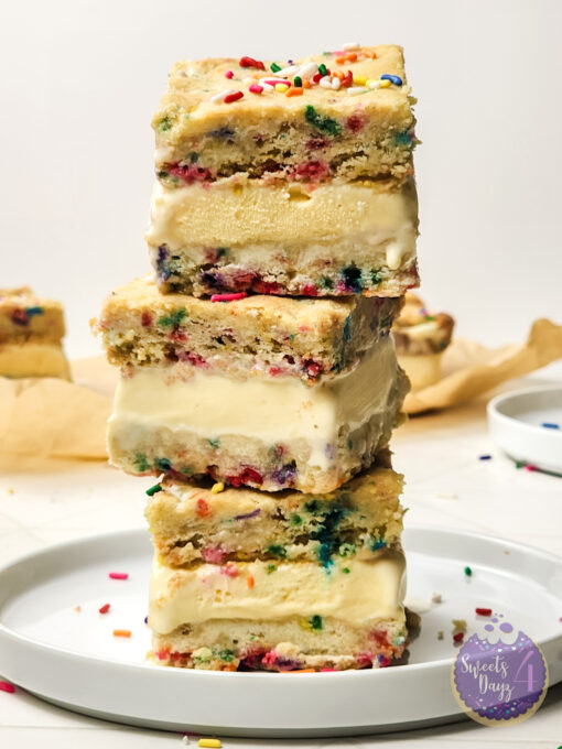 Funfetti Cookie Ice Cream Sandwiches on Rhombus - Image 6