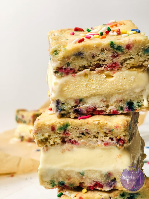 Funfetti Cookie Ice Cream Sandwiches on Rhombus - Image 7
