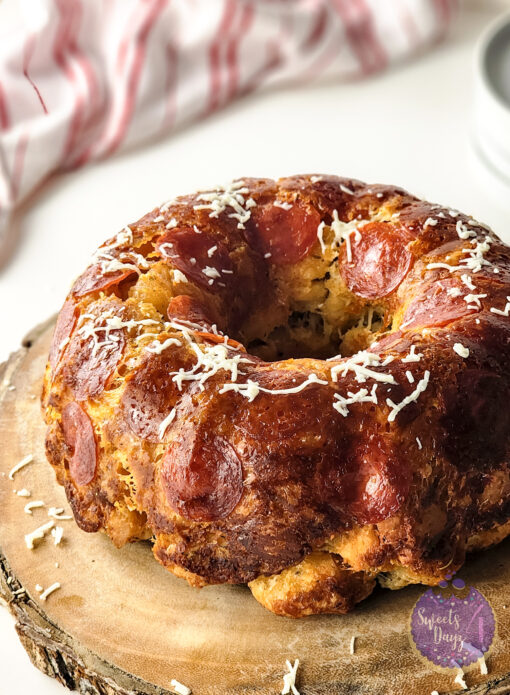 Pizza Monkey Bread on White - Image 8