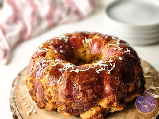 Pizza Monkey Bread on White - Image 7