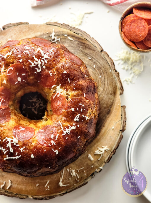 Pizza Monkey Bread on White - Image 6