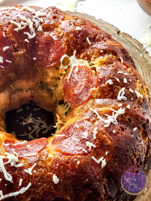 Pizza Monkey Bread on White - Image 10