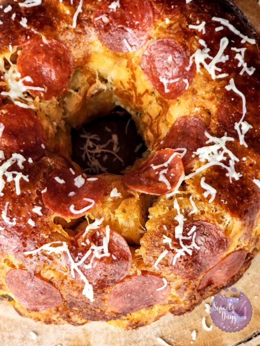 Pizza Monkey Bread on White - Image 3