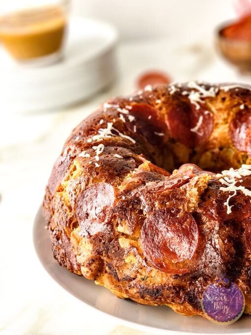 Pizza Monkey Bread on White - Image 2