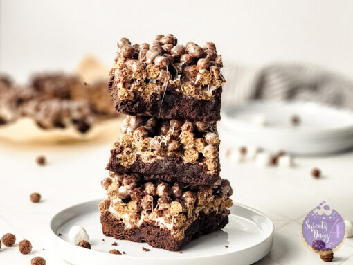 Chocolate Marshmallow Gooey Bars on Rhombus - Image 8