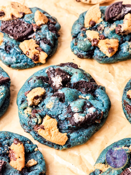 Cookie Monster Cookies on White - Image 3