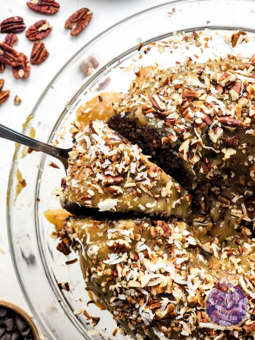 German Chocolate Pound Cake on Rhombus - Image 3