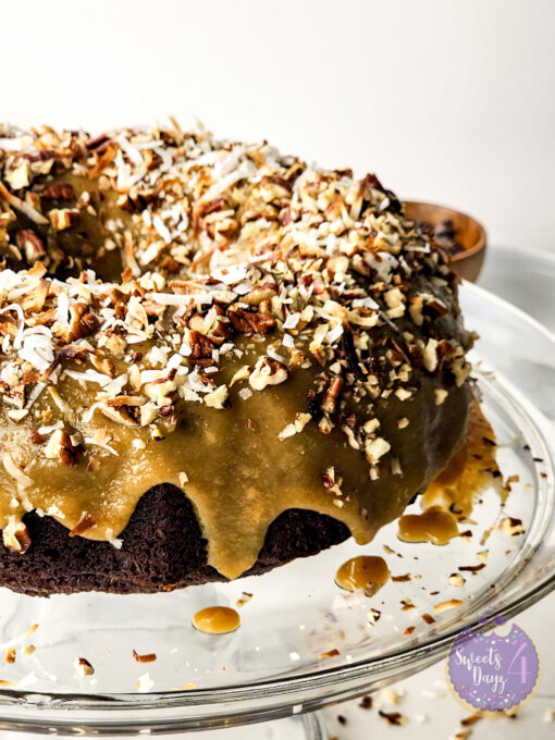 German Chocolate Pound Cake on Rhombus - Image 5
