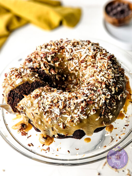 German Chocolate Pound Cake on Rhombus - Image 6