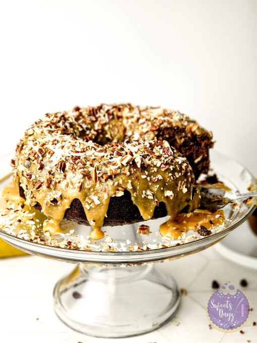 German Chocolate Pound Cake on Rhombus - Image 11