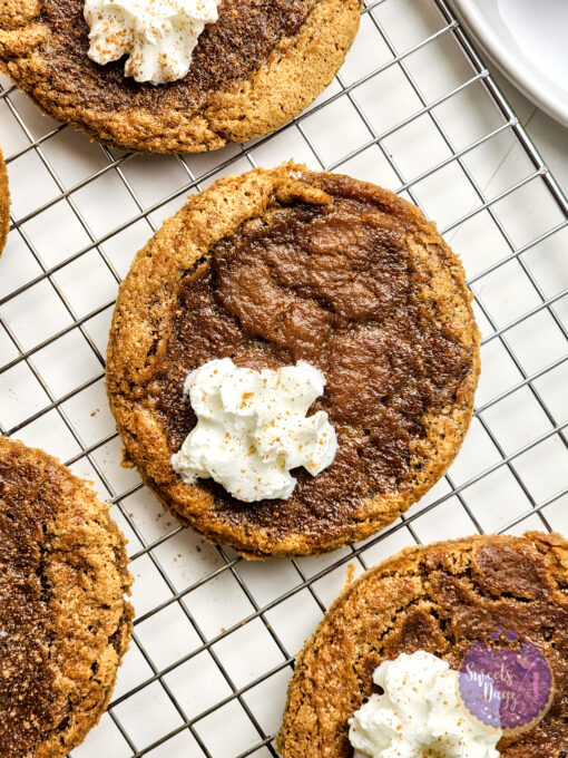 Pumpkin Pie Cookies on White - Image 8