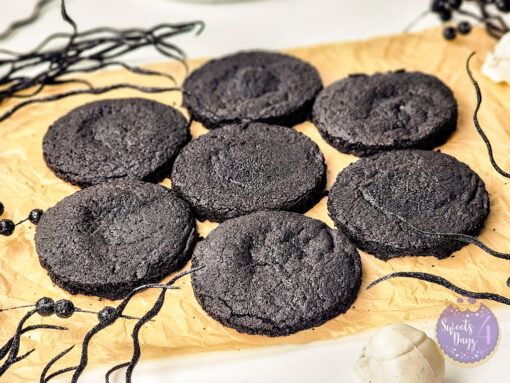 Black Velvet Raspberry Stuffed Cookies on White - Image 2