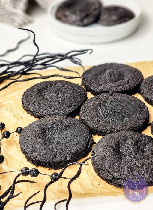 Black Velvet Raspberry Stuffed Cookies on White - Image 3