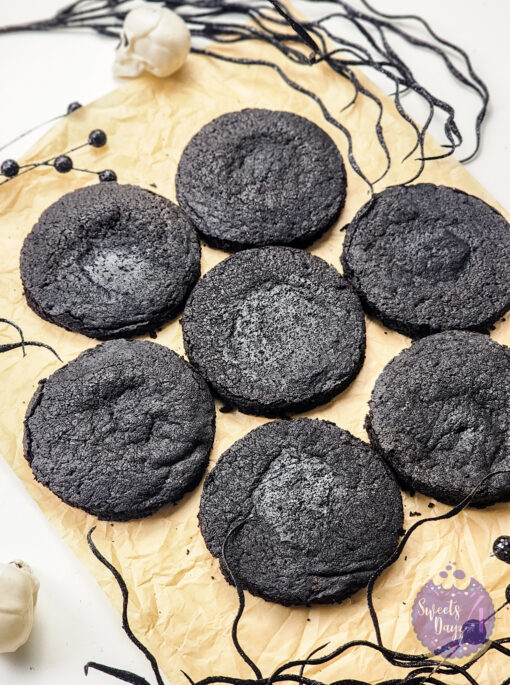 Black Velvet Raspberry Stuffed Cookies on White - Image 4