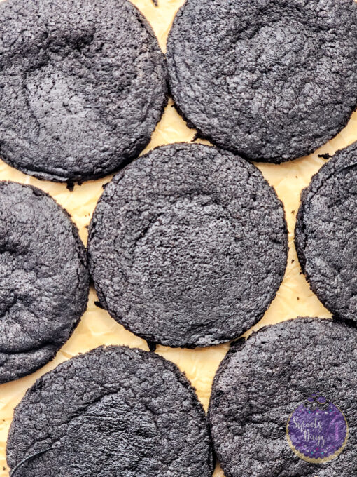 Black Velvet Raspberry Stuffed Cookies on White - Image 5